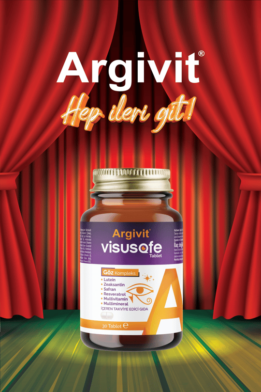 Argivit Visusafe 30 Tablet - Göz Kompleks (Lutein, Zeaksantin, Safran, Resveratrol, Multivitamin Ve Multimineral