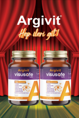 Argivit Visusafe 30 Tablet 2'li Paket - Göz Kompleks (Lutein, Zeaksantin, Safran, Resveratrol, Multivitamin Ve Multimineral