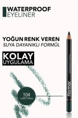 Suya dayanıklı mat göz kalemi | 1.14 G Renk: 104 COBALT GREEN