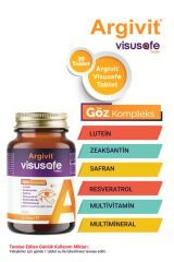 Argivit Argivit Visusafe 30 Tablet 3’lü Paket - Göz Kompleks (Lutein, Zeaksantin, Safran, Resveratrol, Multivitamin Ve Multimineral)