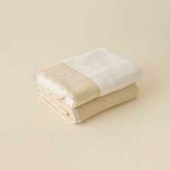 Kaşmir Home Maja 2'li Yüz Havlusu Set Offwhite