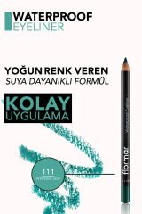 Suya dayanıklı mat göz kalemi | 1.14 G Renk: 111 INTENSIVE JADE