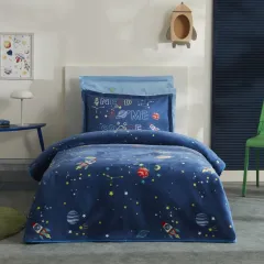 Karaca Home Young Space Tek Kişilik Battaniye