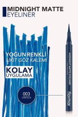 Yoğun mat likit göz kalemi | 1 ML Renk: 003 DARK BLUE