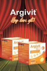 Argivit Argivit Efervesan C Tablet C Vitamini, Çinko, D Vitamini ve K2 Vitamini (Menaquinon 7) İçeren 10 Saşe 2’li Paket