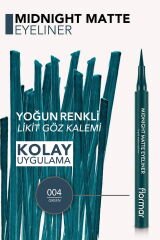 Yoğun mat likit göz kalemi | 1 ML Renk: 004 GREEN