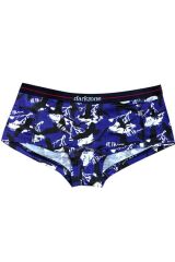 Dijital Baskılı Kuş Desenli Kadın Boxer M