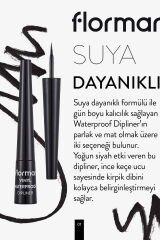 Yoğun siyah parlak suya dayanıklı dipliner | 2.5 ML Renk: 001 BLACK