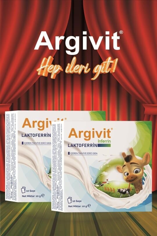 Argivit İnferrin Laktoferrin İçeren Takviye Edici Gıda 10 Saşe 2'li Paket