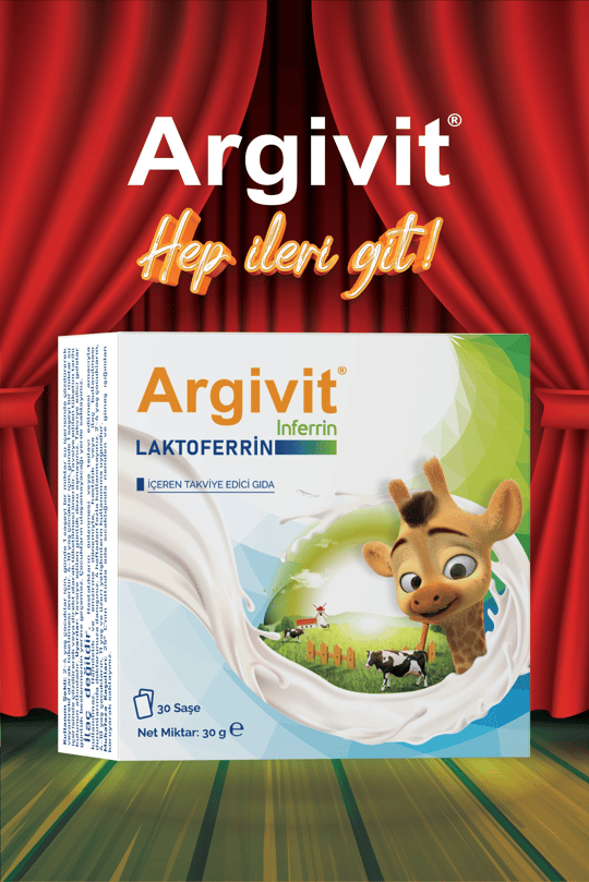 Argivit İnferrin Laktoferrin İçeren Takviye Edici Gıda 30 Saşe