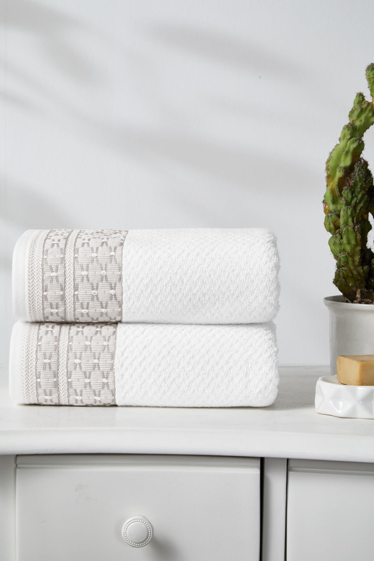 Özdilek Strap Hand and Face Towel 50x90 cm