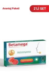 Betamega Betamega Pastil 12 Adet 2'li Paket - Kara Mürver, Beta glukan, Propolis ve C Vitaminli