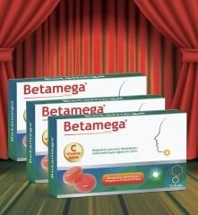 Betamega Betamega Pastil 12 Adet 3'lü Paket - Kara Mürver, Beta glukan, Propolis ve C Vitaminli