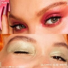 Nyx Professional Makeup Ultimate Glow Shots Işıltılı Likit Göz Farı 08 Twisted Tangerine