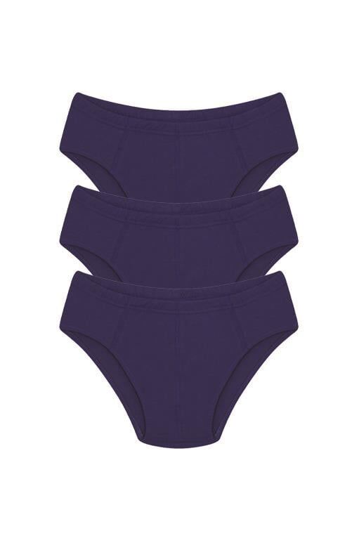 Akbeniz Erkek Pamuk 3lü Saks Slip 40129