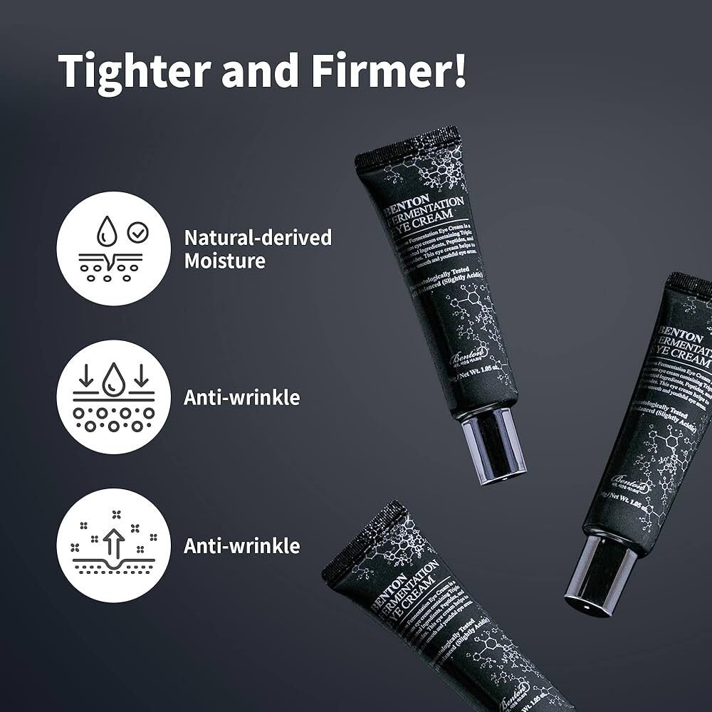 Benton Fermentation Eye Cream - Fermente & Premium İçerikli Göz Kremi 1 Paket (1 x 30 g)