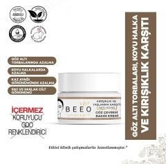 Bee'o Arı Zehirli Propolisli Arı Sütlü Yaşlanma Karşıtı Göz Çevresi Bakım Kremi, 15 ml