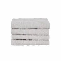 Karaca Home Road %100 Pamuk 4'lü Yüz Havlusu Seti 50x90 cm Gri