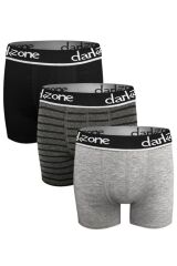 Erkek Boxer Pamuklu 3'Lü Set XXL