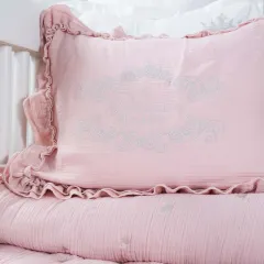 Karaca Home Royale Blush %100 Pamuk Müslin Nakışlı Private Bebek Yorgan Seti