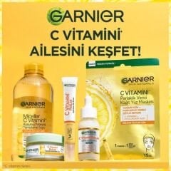GARNIER SKIN NATURALS C VİTAMİNİ PARLAK AYDINLATICI GÖZ KREMİ