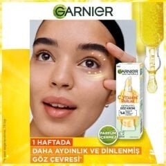 Garnier C Vitamini Parlak Süper Aydınlatıcı Serum 30 Ml & C Vitamini Parlak Aydınlatıcı Göz Kremi Cilt Bakım Seti