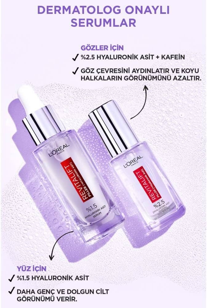 L'ORÉAL PARIS Revitalift Filler Aydınlatıcı Göz Serumu 20 ml