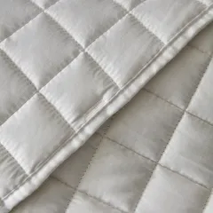Karaca Home Heavy Cam Kürecikli Ağır Saten Beyaz Yorgan Çift Kişilik 140x200 cm