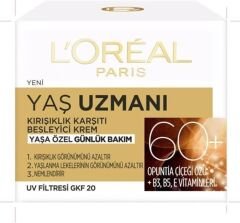 L'ORÉAL PARIS Yaş Uzmanı 60+ Kırışıklık Karşıtı Besleyici Krem