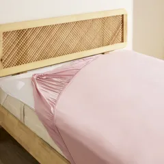 Karaca Home %100 Pamuk Penye Lastikli Çarşaf Çift Kişilik Pudra