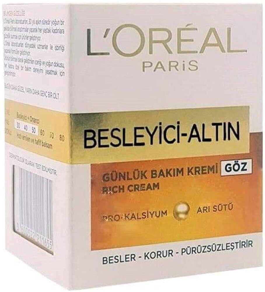 L'Oréal Paris Besleyici Altın Göz Bakım Kremi 15ml