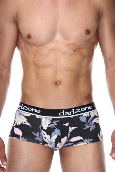 Çiçek Desenli Kısa Erkek Boxer S