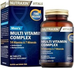 Nutraxin Men's Multi Vitamin Complex 60 Tablet Takviye Edici Gıda