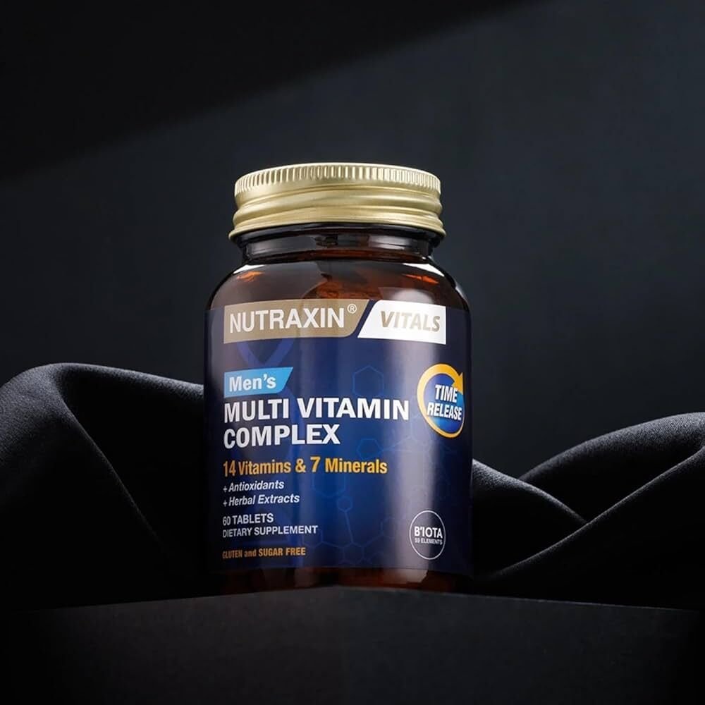 Nutraxin Men's Multi Vitamin Complex 60 Tablet Takviye Edici Gıda