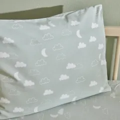 Karaca Home Bebek Cloudy Yastık Çarşaf Set Mint