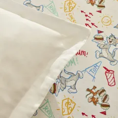 Karaca Home Tom Ve Jerry Cute and Cranky Tek Kişilik Çarşaf Takımı