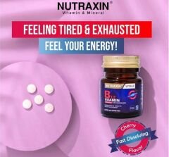 Nutraxin B12 Vitamin 1000 mcg 60 Tablet Takviye Edici Gıda