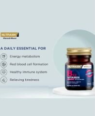 Nutraxin B12 Vitamin 1000 mcg 60 Tablet Takviye Edici Gıda