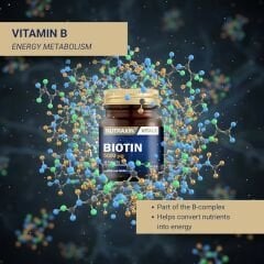 Nutraxin Vitals Biotin 5000 mcg 30 Tablet Takviye Edici Gıda