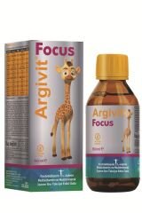 Argivit Argivit Focus Fosfotidilserin, L-Arjinin, Multivitamin ve Multimineral İçeren Sıvı 150 ml - Portakal ve Vanilya Aromalı