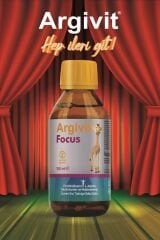 Argivit Argivit Focus Fosfotidilserin, L-Arjinin, Multivitamin ve Multimineral İçeren Sıvı 150 ml - Portakal ve Vanilya Aromalı