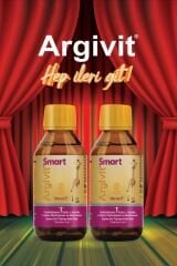Argivit Argivit Smart (Fosfotidilserin, Kolin, L-Karnitin, L-Arjinin, Multivitamin, Multimineral) Şurup 150 ml 2’li Paket - Portakal ve Vanilya Aromalı