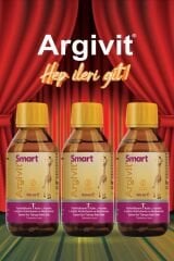 Argivit Argivit Smart (Fosfotidilserin, Kolin, L-Karnitin, L-Arjinin, Multivitamin, Multimineral) Şurup 150 ml 3’lü Paket - Portakal ve Vanilya Aromalı