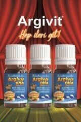 Argivit Argivit DHA 10 ml Damla Balık Yağı İçeren Takviye Edici Gıda 3’lü Paket - Karışık Meyve Aromalı