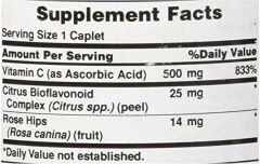 Puritan's Pride Vitamin C-500 Mg 100 Tablet AROMASIZ Renkli