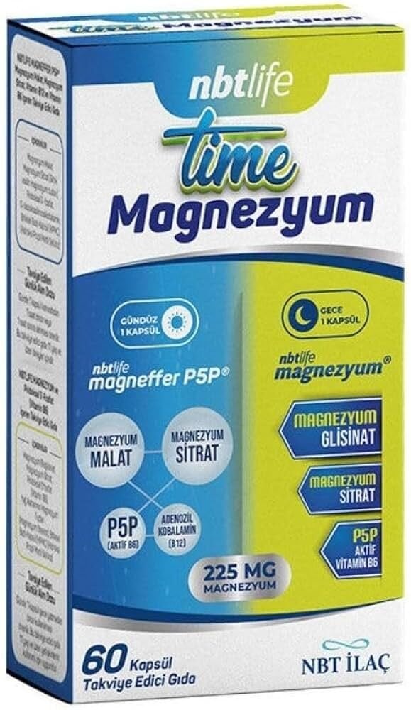 Nbt Life Time Magnezyum 60 Kapsül