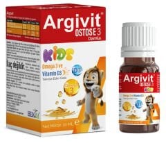 Argivit Argivit Ostose3 Kids Omega 3 ve Vitamin D3 içeren Takviye Edici Gıda 10 ml