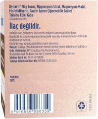 Dynavit Mag Focus 15 Çiğneme Tab - Magnezyum Malat & Sitrat, Fosfotidilserin, B6 & B12 Vitamini - Odaklanma
