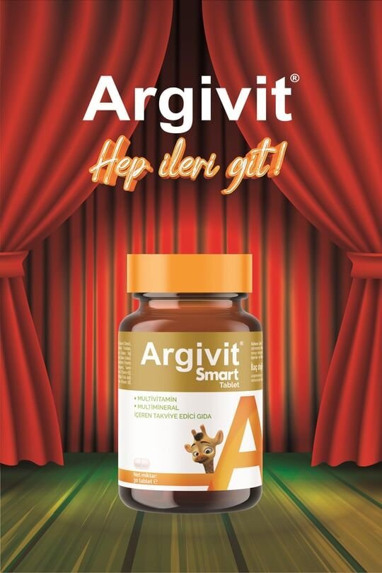 Argivit Argivit Smart Tablet 30 Tablet - Fosfatidilserin, Kolin, L-Arginin, Multivitamin ve Multimineral