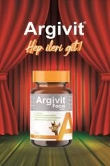 Argivit Argivit Focus L-Arjinin, Fosfotidilserin, Demir, Multivitamin ve Multimineral İçeren Tablet 30 Tablet